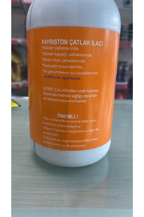 Radyatör Su Kaçak Tıkayıcı 400 Gr