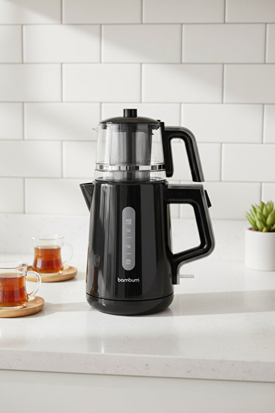 Force  Cam Demlikli Çay Makinesi