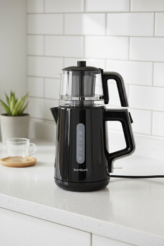 Force  Cam Demlikli Çay Makinesi