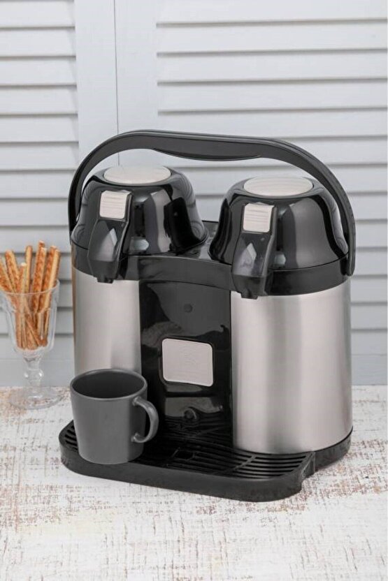 2027 5 Litre Çiftli Çelik Termos Stainless Thermos 5 Liter