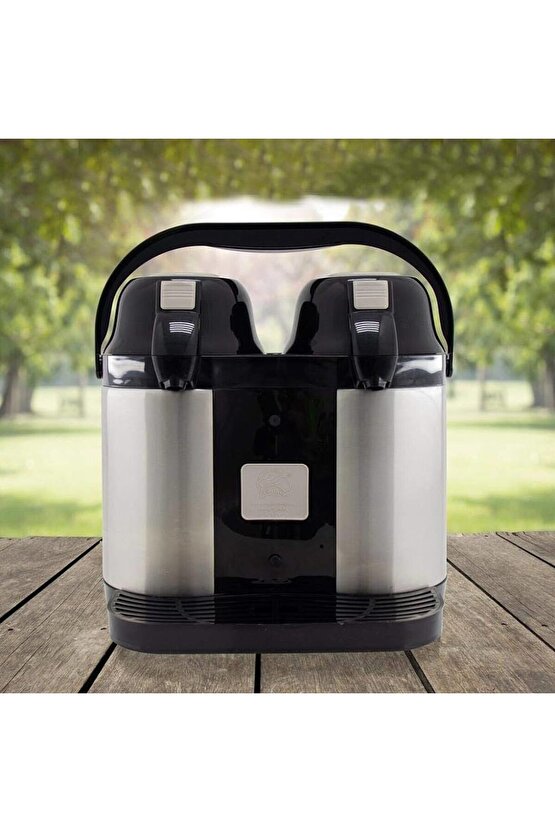 2027 5 Litre Çiftli Çelik Termos Stainless Thermos 5 Liter