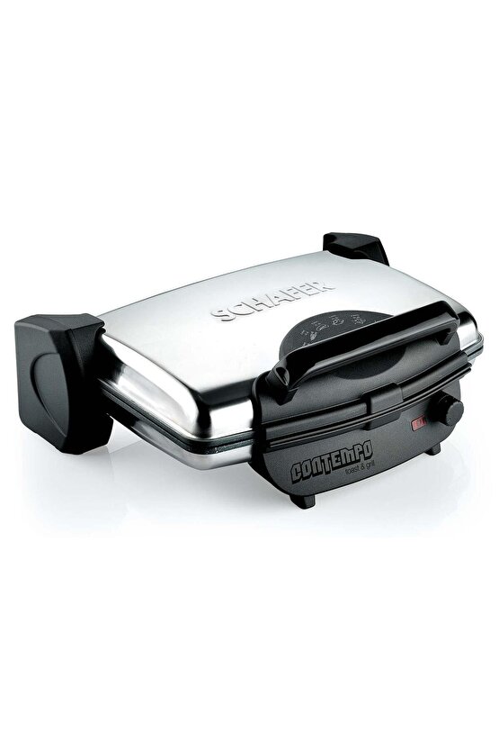 Contempo Tost Makinesi-InoxSiyah