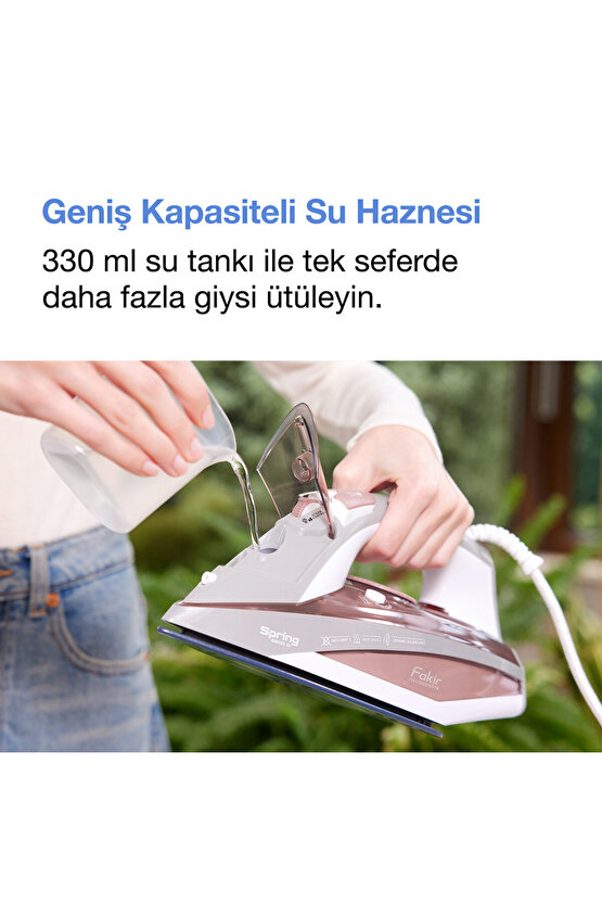 Spring Buharlı Ütü - Gül Kurusu