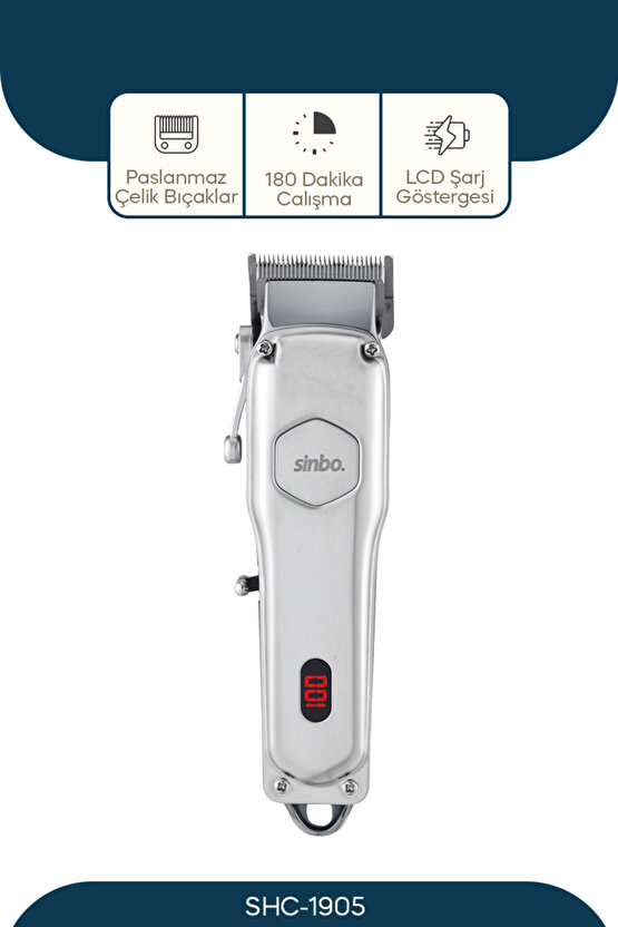SHC-1905 Şarjlı Saç Kesme Makinesi