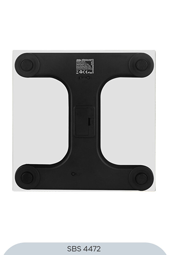 SBS-4472 Bluetooth Dijital Yağ Su Kas Vücut Kitle Endeksi Kilo Ölçer Tartı Baskül