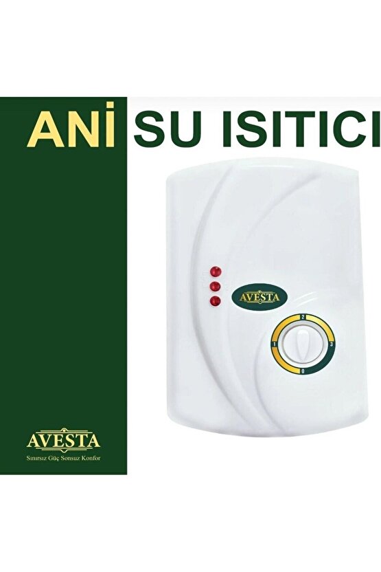 Lunaris Elektrikli Premiun 7 EmniyetliŞohben Ani Su Isıtıcısı