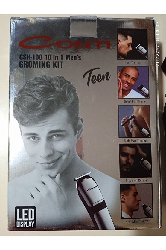CSH-100 Teen 10 in 1 Erkek Bakım Seti