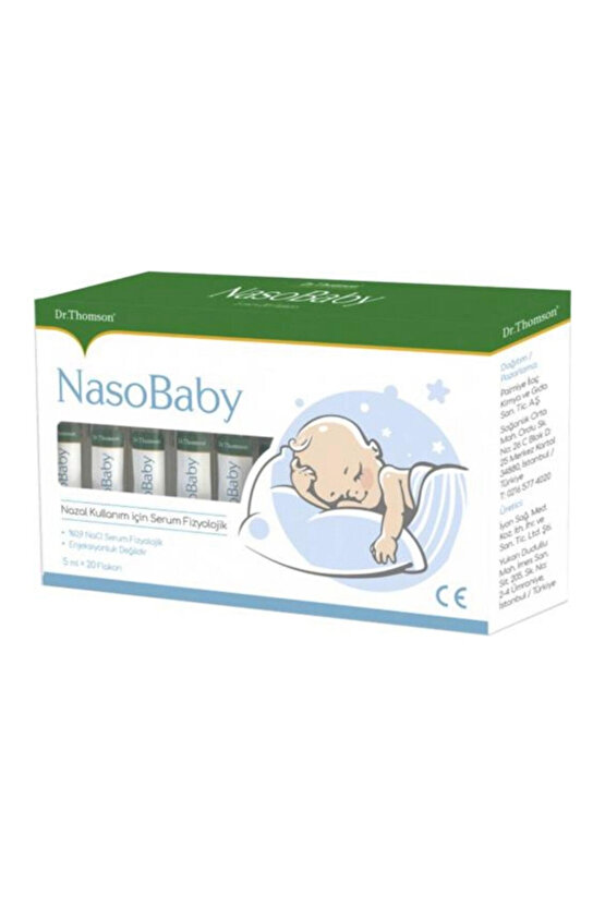 Nasobaby Se rum Fiz yolojik 5 ml 20 Flakon
