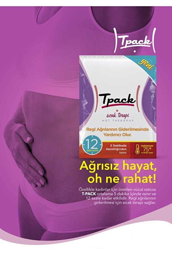 Regl Ağrıları Için Sıcak Terapi Bandı 1 Adet