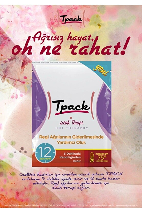 Regl Ağrıları Için Sıcak Terapi Bandı 1 Adet
