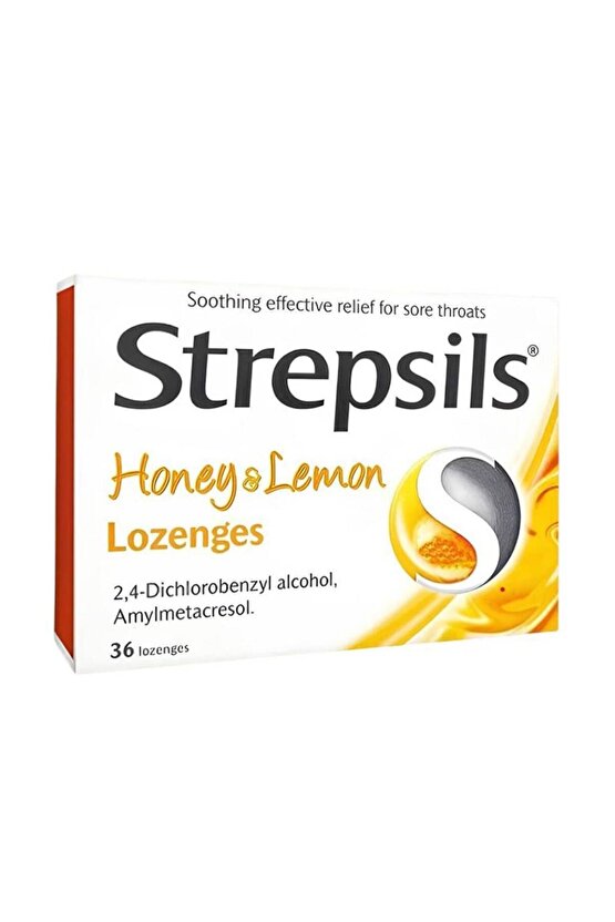 Strepsils Limon & Bal Aromalı Pastil 24 Tablet
