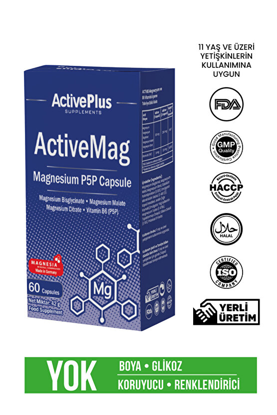 ActiveMag P5P 60 Kapsül