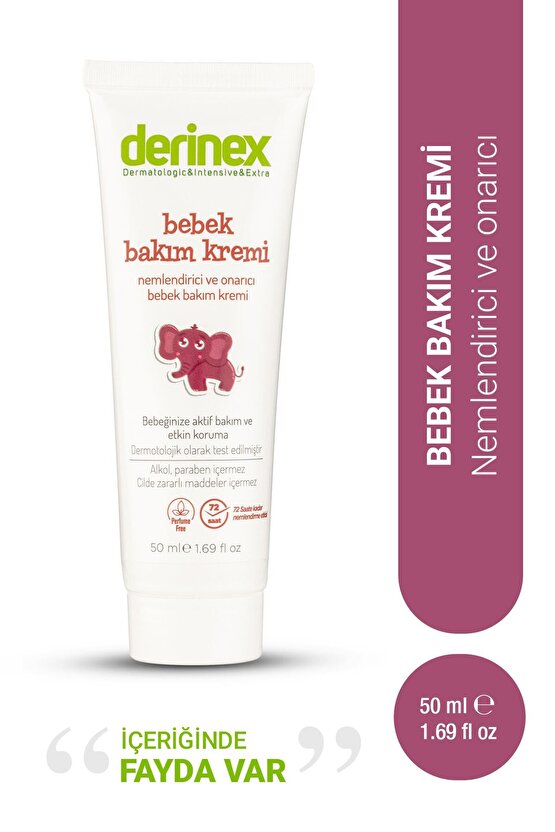 Bebek Cilt Bakım Kremi - Besleyici, Onarıcı, Nemlendirici