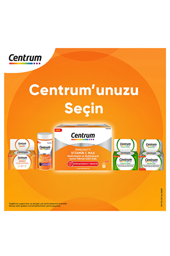 Immunity Vitamin C Max Efervesan Toz 14lü Saşe