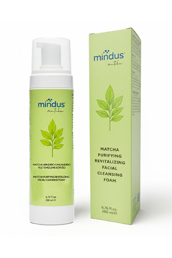 Matcha Arındırıcı Canlandırıcı Yüz Temizleme Köpüğü 200 ml
