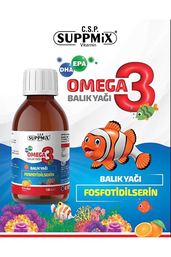 Fosfatidilserin Omega 3 Şurup Balık Yağı