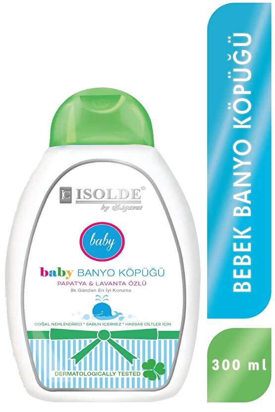 Isolde Banyo Köpüğü 300 ml -Hassas Bebek Cildine Özel Bakım  8699349138936