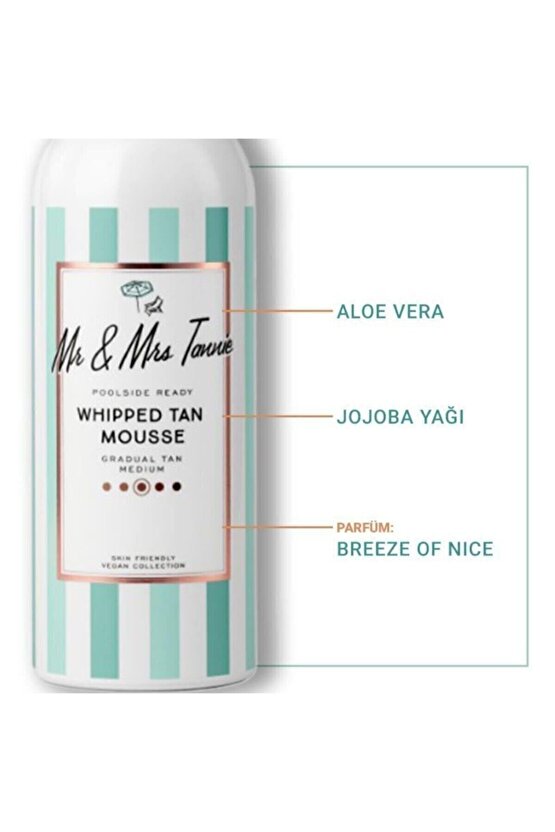 Yoğunlaştırılmış Bronzlaştırıcı Köpük 200 Ml