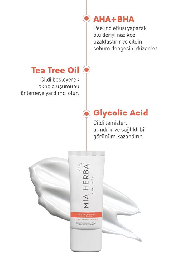 Akne Karşıtı Bakım Kremi 50ml