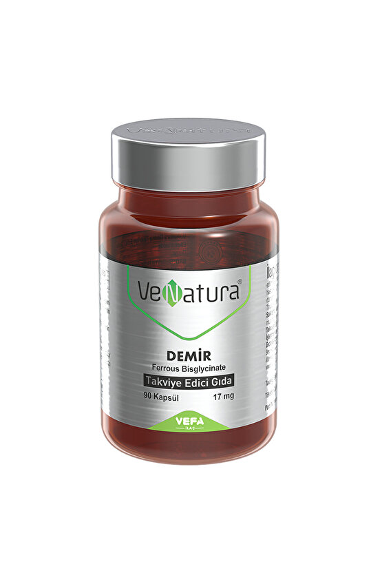 Demir Bisglisinat 17mg 90 Kapsül