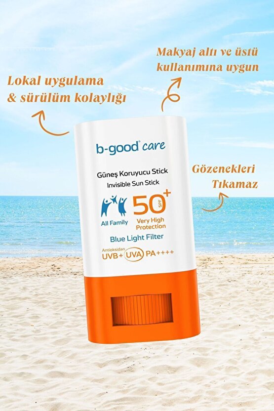 Güneş Koruyucu Stick Spf 50 Bebek Çocuk Yetişkin 12 ml