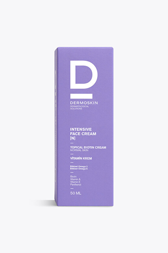 Intensive Face Topicalbiotin Cream(N) | Normal Ciltler İçin Nemlendirici Yoğun Bakım Kremi | 50 ml