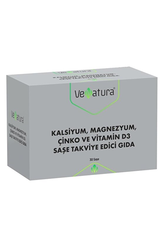 Kalsiyum Magnezyum Çinko Vitamin D3 30 Saşe