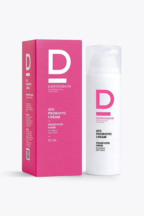 Ato Probiyotik Krem | Kuru Ciltler İçin Nemlendirici Yüz Kremi | Atopik Ciltler için Bakım |  50 ml