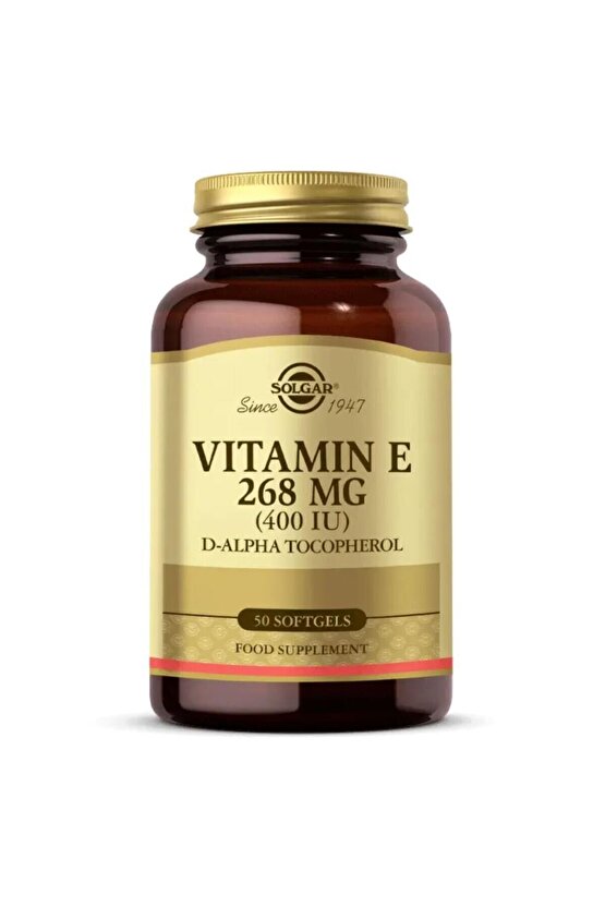 Vitamin E 400IU 50 SoftGel Kapsül