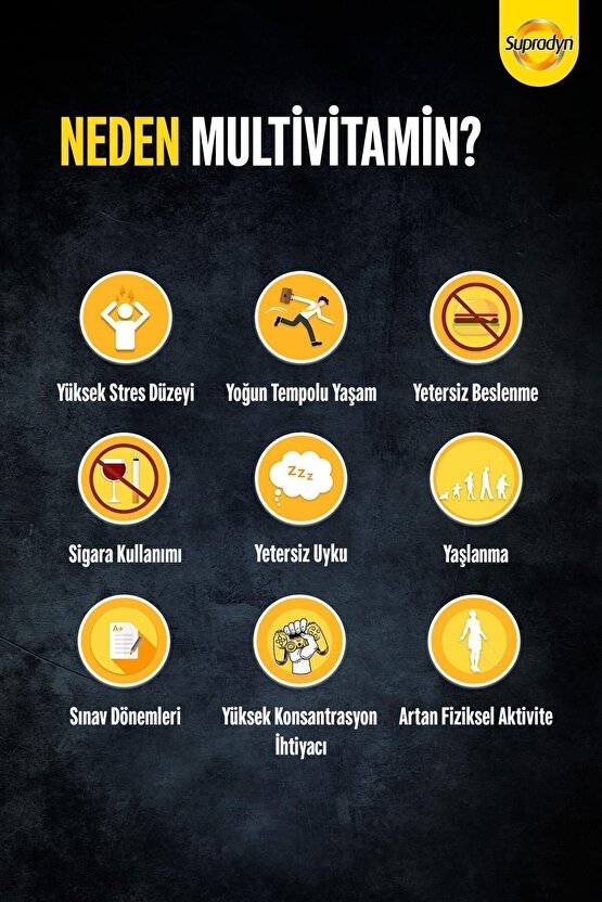 Focus 30 Film Kaplı Tablet| Zeytin Polifenolü, Ginseng, Multivitamin Ve Mineral Içeren Takv