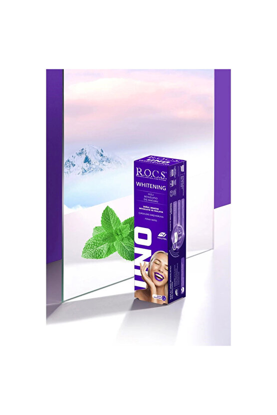 Rocs Uno Hızlı Beyazlatıcı Diş Macunu 74g