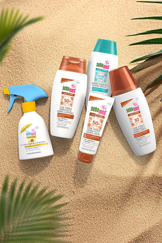 Sun Care SPF 50+ UVA  UVB Filtresi ve E Vitamini Üçlü Yüksek Koruma Çok Yönlü Güneş Kremi 50 ml