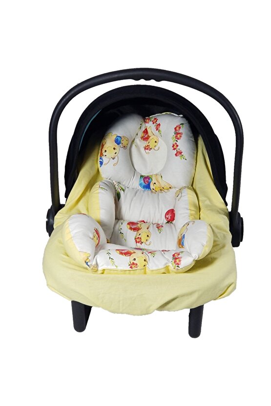 Puset Örtüsü, Puset Çarşafı, Ortopedik Puset Minderi 3 Lü Set BRİMİ COLLECTİON