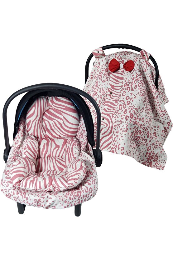 Puset Örtüsü, Puset Çarşafı, Ortopedik Puset Minderi 3 Lü Set BRİMİ COLLECTİON