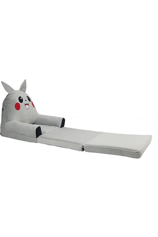 Katlanabilir Bebek-çocuk Koltuğu Taytüyü Portatif Yatak Puf Pembe-gri-sarı