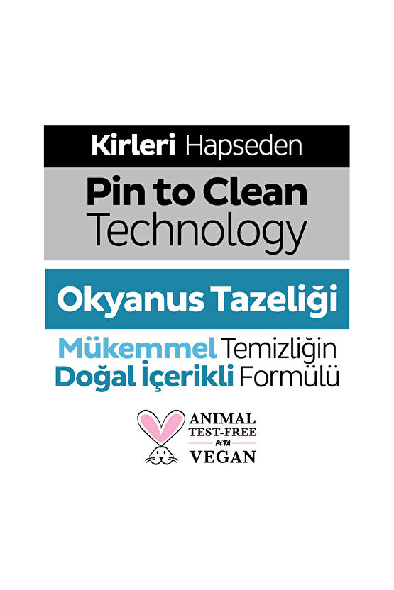 Ocean Yüzey Temizlik Havlusu Mendili Okyanus Tazeliği 100 Yaprak