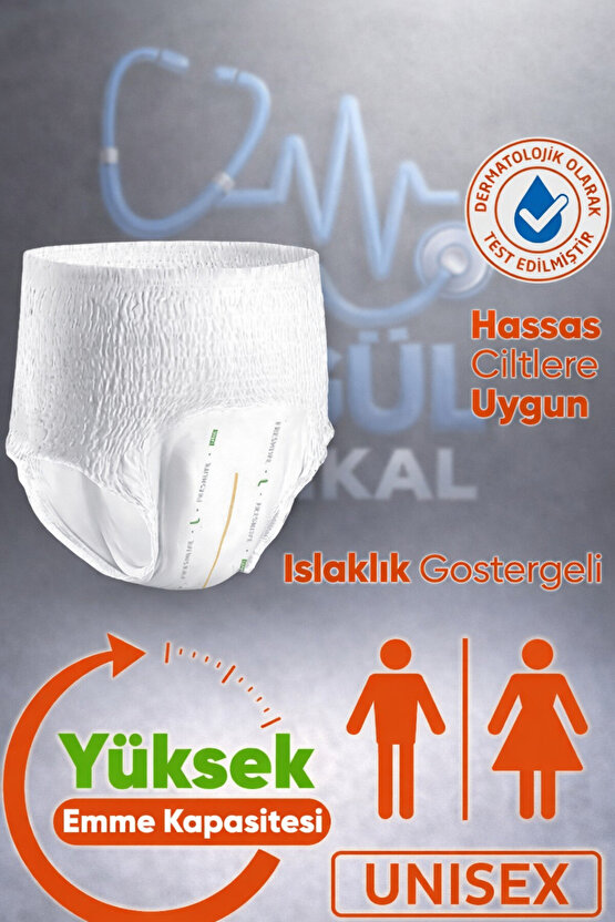 EMİCİ KÜLOT BEZİ MEDİUM 30LU