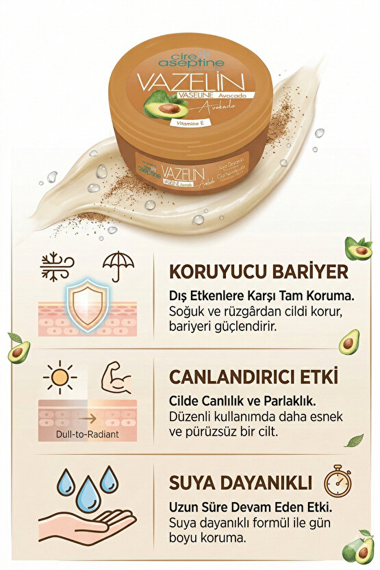 Vazelin Avokado Özlü 150 ml