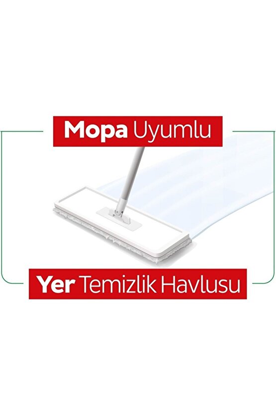 Easy Clean Arap Sabunu Katkılı Mopa Uyumlu Yer Temizlik Havlusu 50li