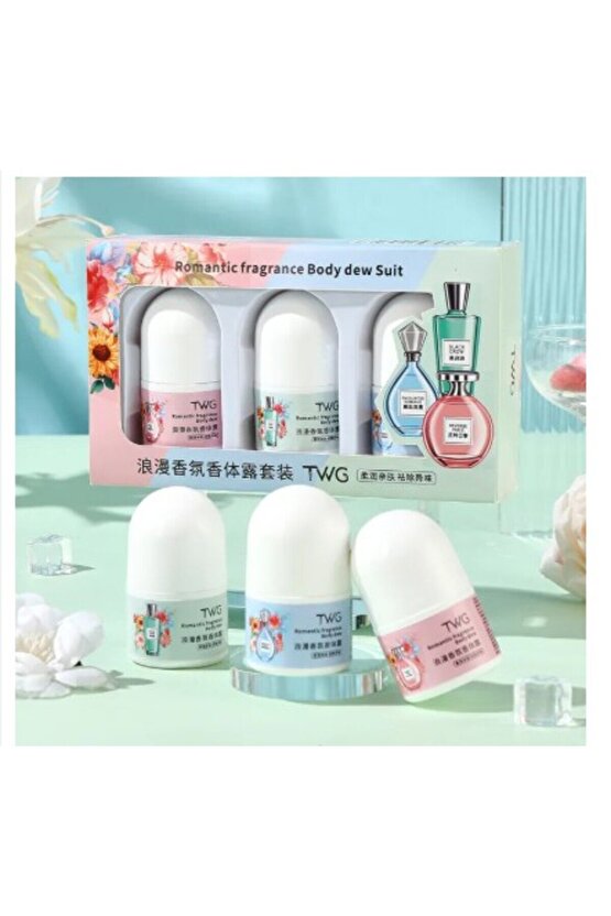 Clamencia TWG Roll-on Parfüm Seti (1 kutu=20ml*3ad.)