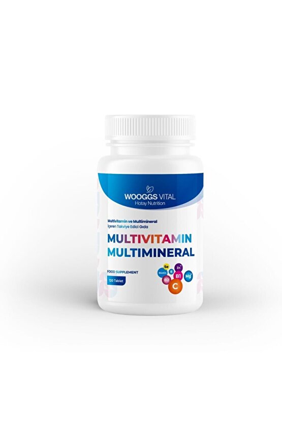 Multivitamin Ve Multimineral Içeren Takviye Edici Gıda 120 Tablet