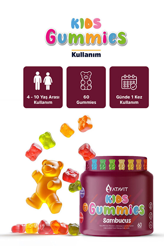 Kids Sambucus 60 Gummies