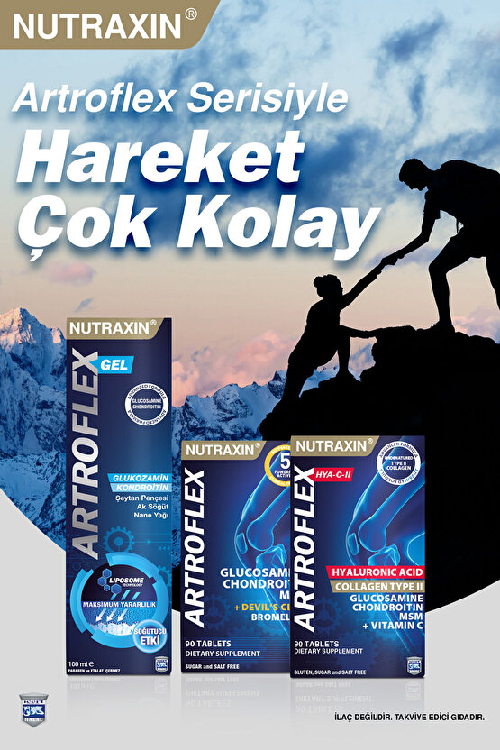 Artroflex 90 Tablet | Glukozamin 1500 mg | Eklem & Kıkırdak Destek Formülü