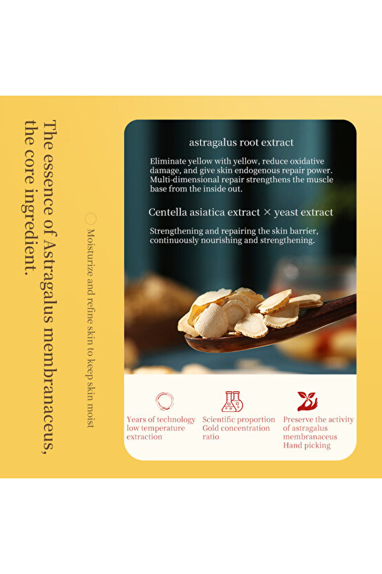 Astragalus Kırışıklık Karşıtı Cilt Sıkılaştırıcı Yüz Losyonu 120ml