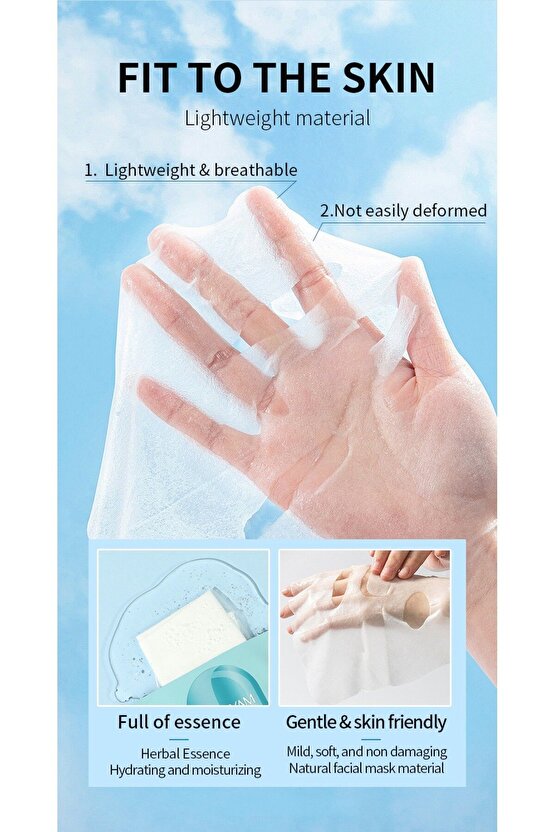 5’li HYALURONIC ACID YÜZ MASKESİ