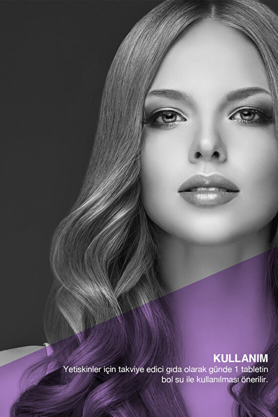 Biotin 5.000 Mcg 30 Tablet - Biotin Çinko 15 Mg Saç Ve Tırnak Vitamini