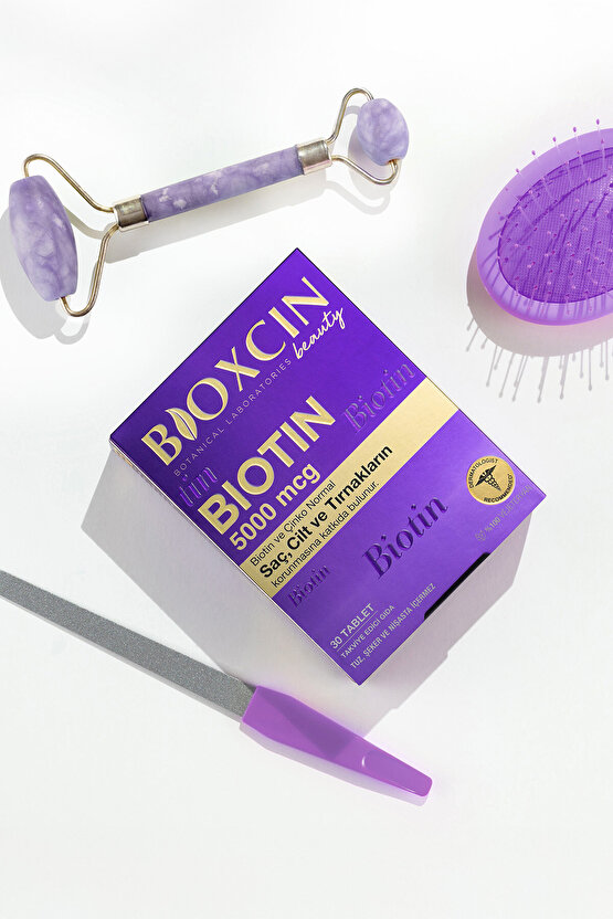 Biotin 5.000 Mcg 30 Tablet - Biotin Çinko 15 Mg Saç Ve Tırnak Vitamini