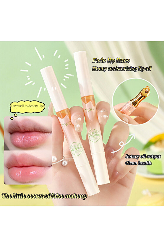 Dudak Dolgunlaştırıcı Çatlak Karşıtı Bal Özlü Dudak Bakım Yağı