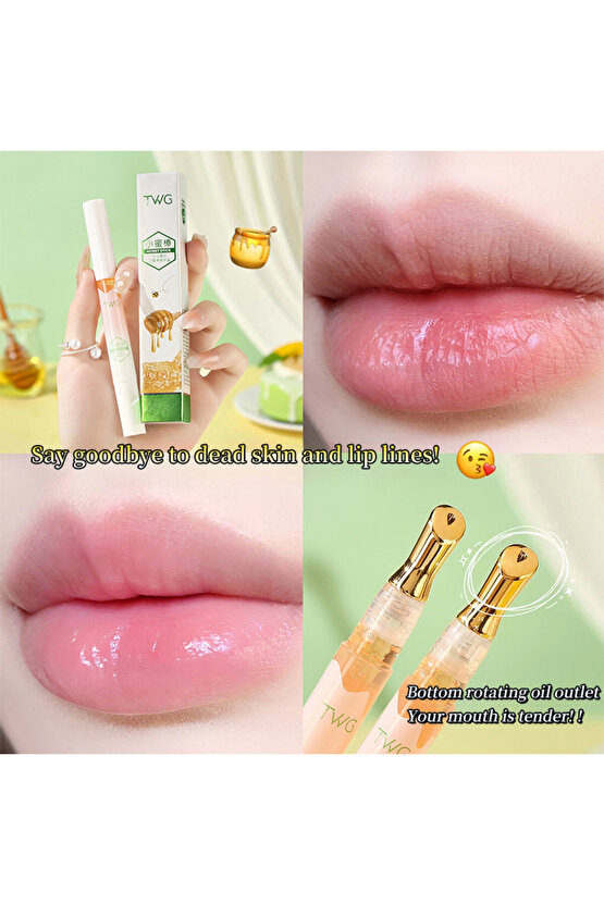 Dudak Dolgunlaştırıcı Çatlak Karşıtı Bal Özlü Dudak Bakım Yağı