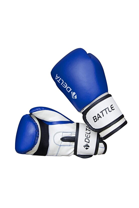 Battle Dura-Strong Mavi-Beyaz Boks Eldiveni